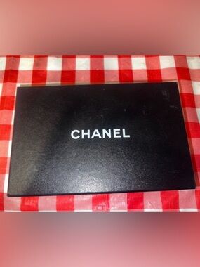 CHANEL Black Box with White Logo